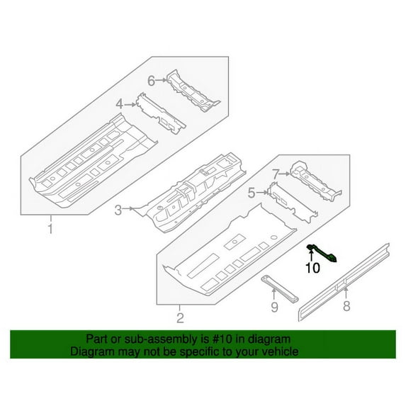 New Genuine Nissan Bracket-Front L 748A53TA0A / 748A5-3TA0A OEM