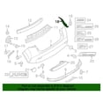 thumbnail image 1 of New Genuine Nissan Closing Plate-Rear Bumper,Lh 788173YM0A / 78817-3YM0A OEM, 1 of 10