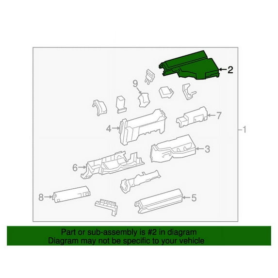 New Genuine Nissan Cover-Fusible Link Holder 243825AA0A / 24382-5AA0A OEM