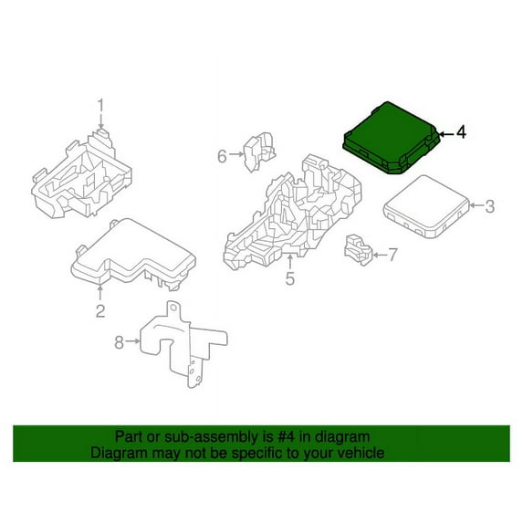 New Genuine Nissan Cover-Ipdm OE 284B95HA0B