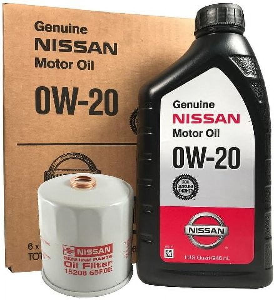 Nissan Engine Oil Change Kit, 0W-20 Synthetic, 5 Quarts, Filter
