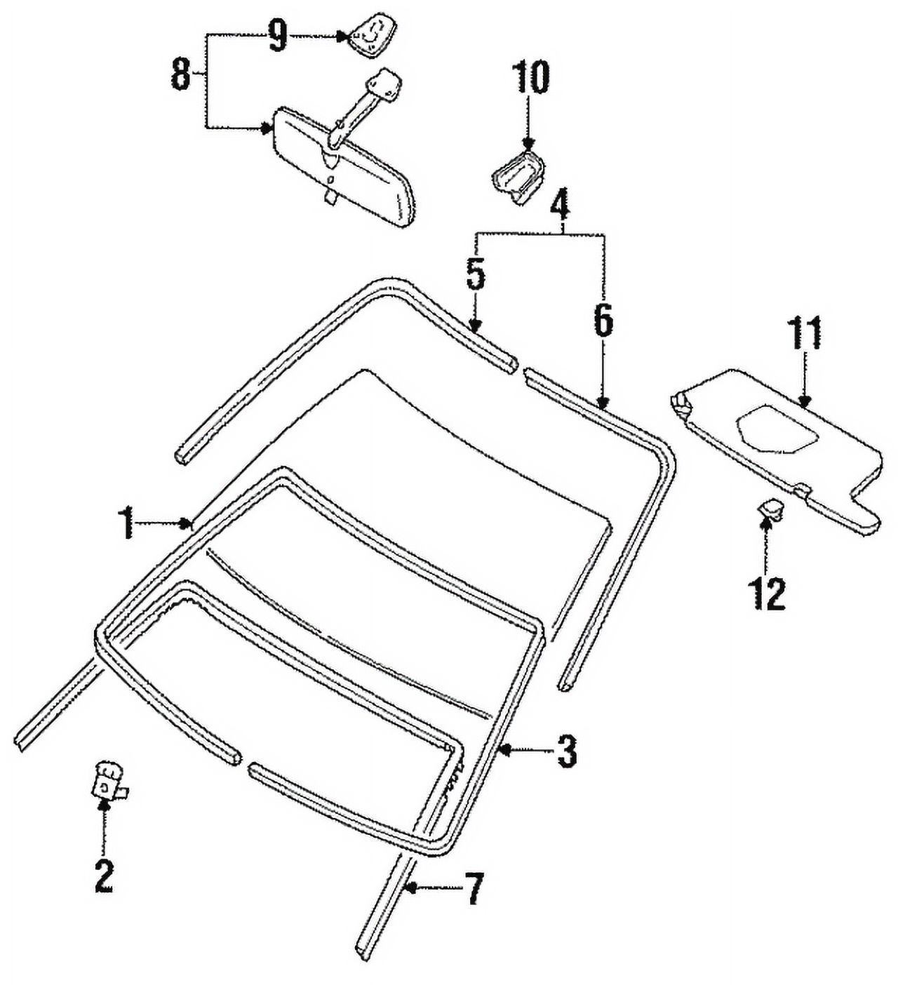 New Genuine Nissan Fastener Moulding 7272570F00 / 72725-70F00 OEM ...