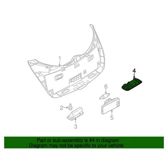 New Genuine Nissan Finisher Assy Auto Back Door Sw 909701AA0A / 90970-1AA0A OEM