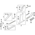 thumbnail image 1 of New Genuine Nissan Garnish-Cntr Pillar Upr Lh OE 769145ZT0D, 1 of 9