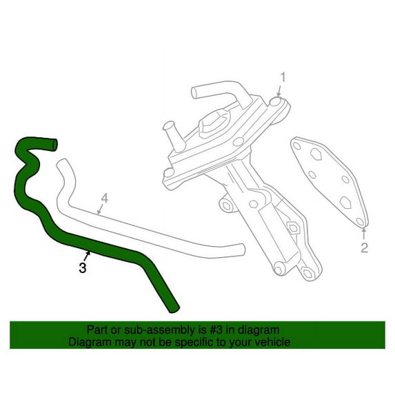 New Genuine Nissan Hose Water 21306JA00A / 21306-JA00A OEM