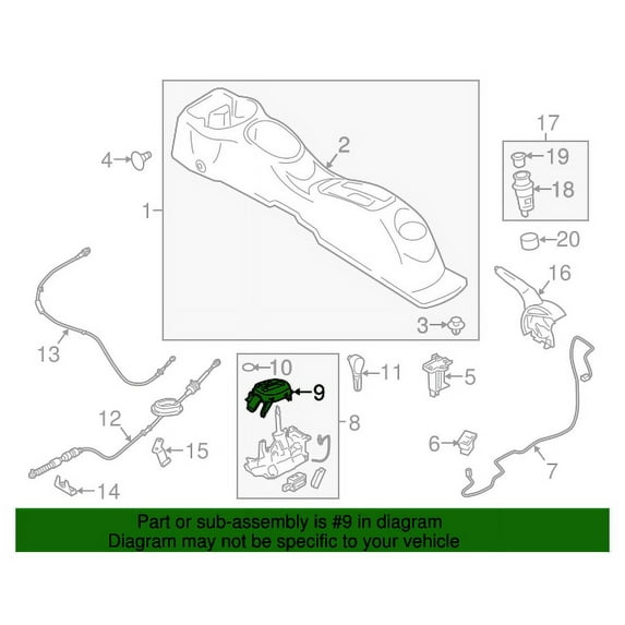 New Genuine Nissan Indicator Assy Auto Transmission Control 969403AN0A OEM