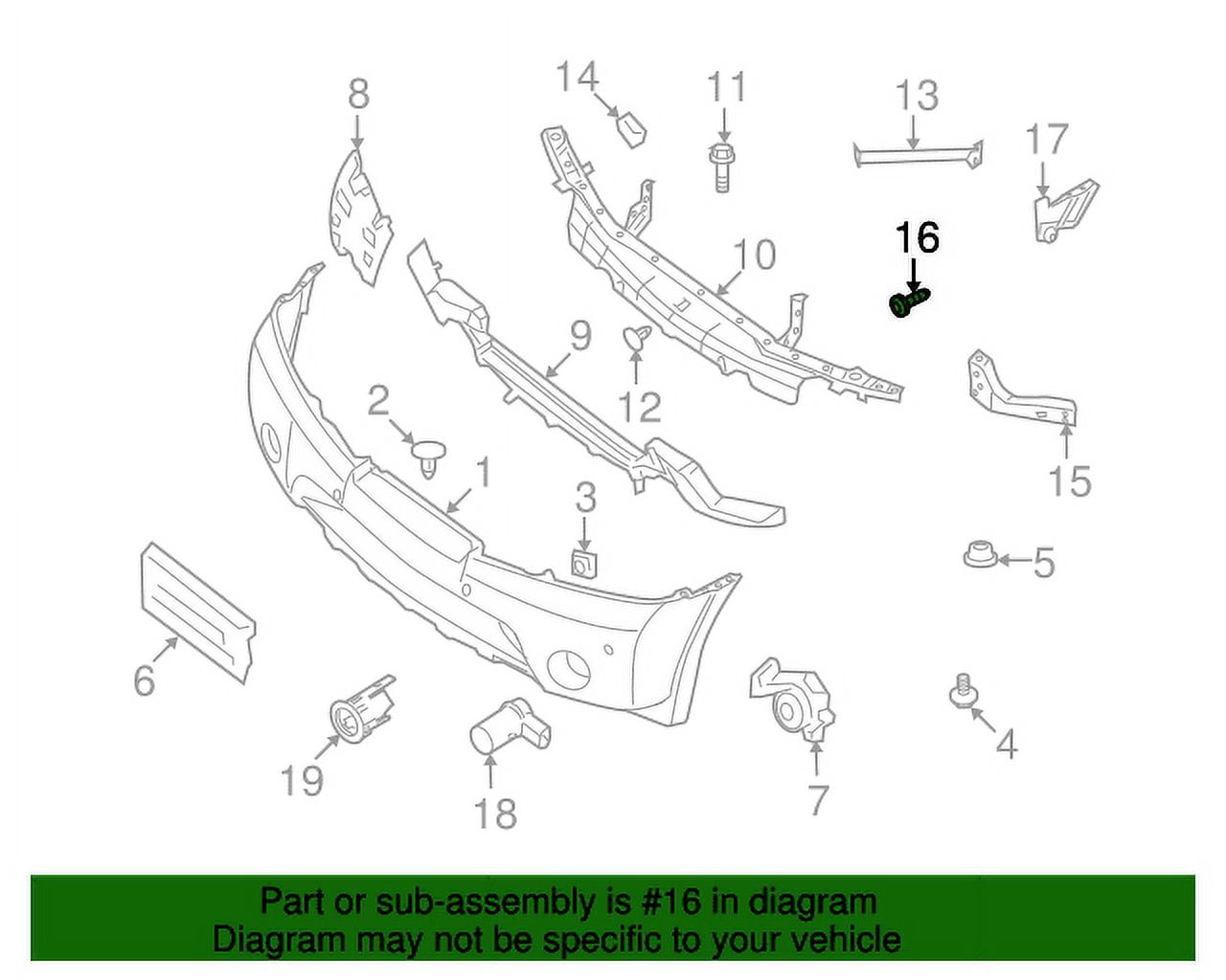 New Genuine Nissan / Infiniti Bolt 081168162G / 08116-8162G OEM ...