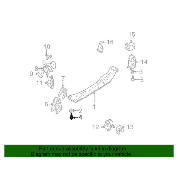 New Genuine Nissan / Infiniti Bolt 1129840U01 / 11298-40U01 OEM