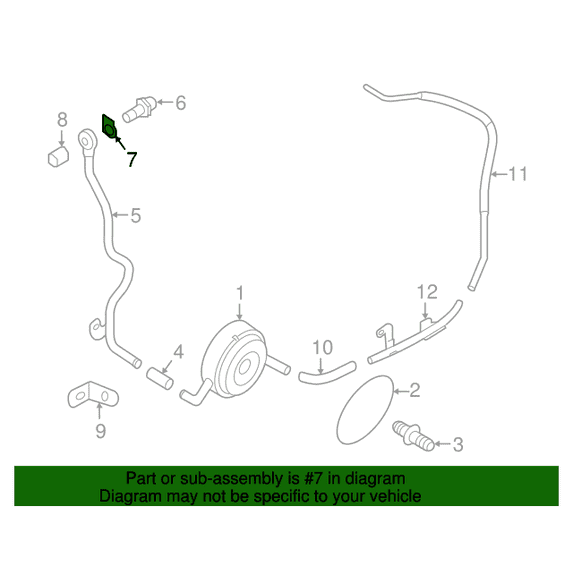 New Genuine Nissan / Infiniti Gasket Eye Bolt 1518943U00 / 15189-43U00 OEM