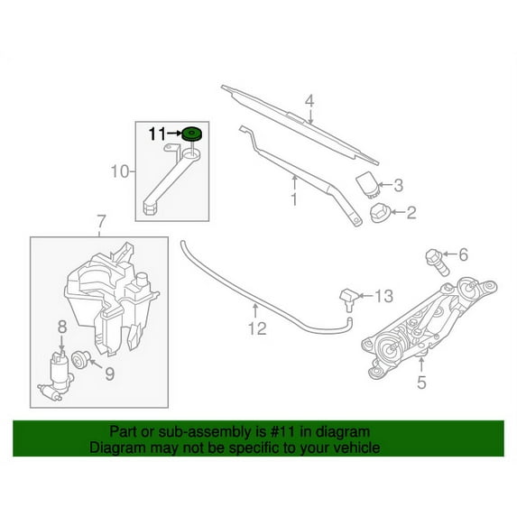 New Genuine Nissan Juke Windshield Washer Tank Cap Cover OE 289131KA1A
