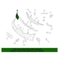 thumbnail image 1 of New Genuine Nissan Reinfotce-Front Bumper Side,Rh 62038ZQ00A / 62038-ZQ00A OEM, 1 of 10