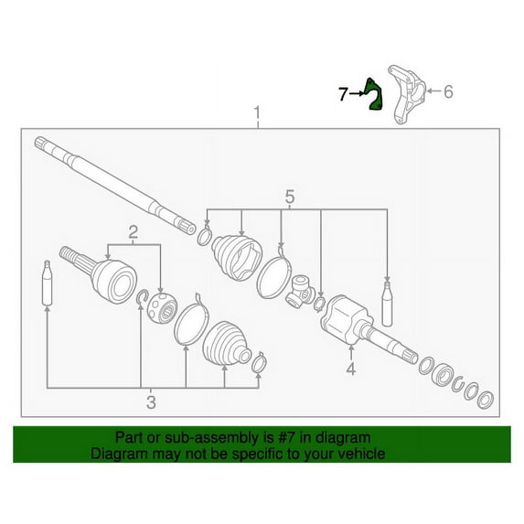 New Genuine Nissan Retainer-Bearing,Front Drive Shaft 39776JD000 OEM