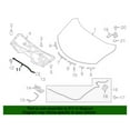 thumbnail image 1 of New Genuine Nissan Rod-Hood Support 657714BA0A / 65771-4BA0A OEM, 1 of 10