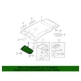 thumbnail image 1 of New Genuine Nissan Sunvisor Assy Lh 96401JM01A / 96401-JM01A OEM, 1 of 10