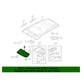 thumbnail image 1 of New Genuine Nissan Sunvisor Assy-Lh 96401JM02A / 96401-JM02A OEM, 1 of 10