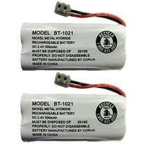 New Genuine OEM Uniden BT-1021 BBTG0798001 Cordless Handset Rechargeable Battery (2-Pack)