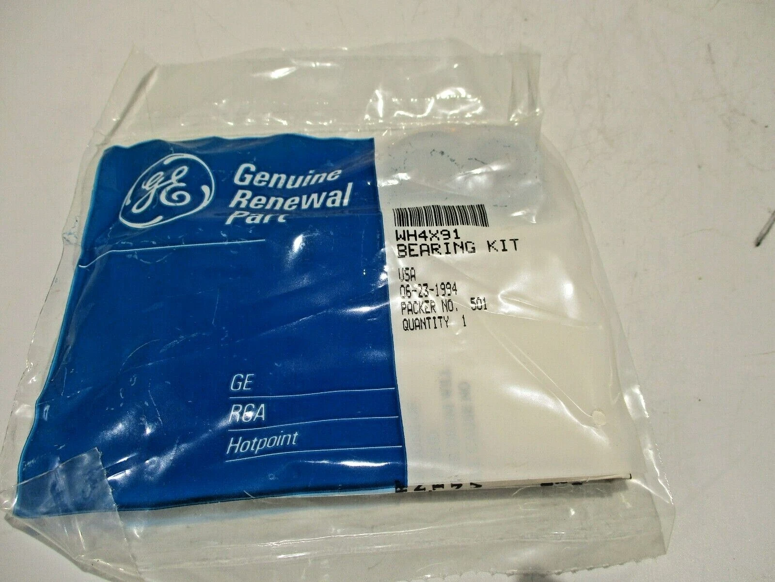 New Genuine Oem Ge Wh4X91 Washer Bearing Kit