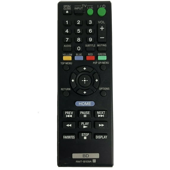 New Genuine RMT-B109A For Blu-ray Disc BD Remote Control BDPS580 BDPS480