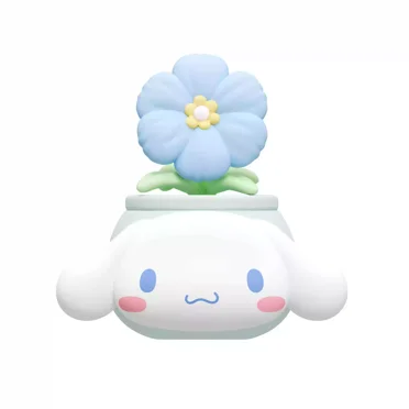 New Genuine Sanrio Family Potted Ornaments Blind Box Toy Anime Kuromi Hellokitty Pom Pom Purin Pochacco Girls Desktop Decorative