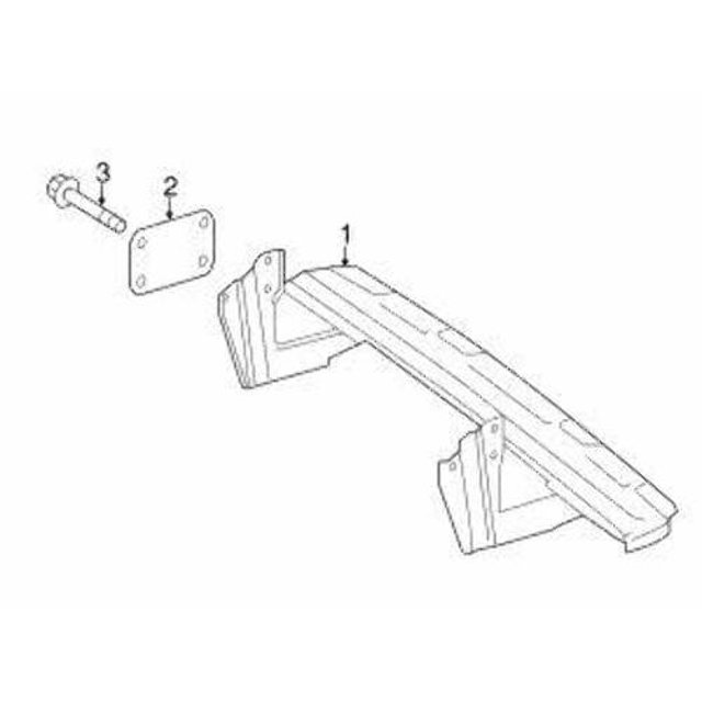 New Genuine Sprinter 2500 3500 Rear Bumper Step Running Board OE