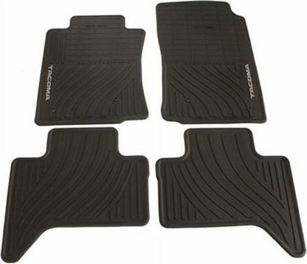 New Genuine Toyota Floor Mat Set All Weather Rubber Black OE