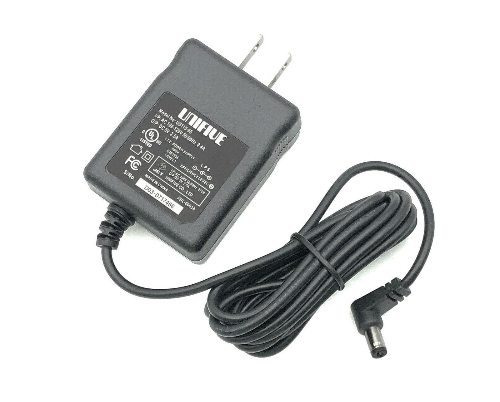 Unifive New Genuine Unifive US115-05 AC Wall Power Supply Adapter 5V 2.5A OEM ...