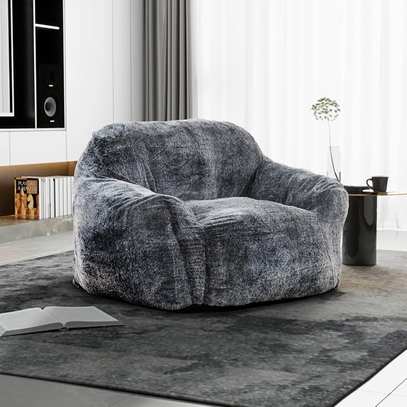 New Giant Bean Bag Chair, Oversized Bean Bag Chairs for Adults and Kids, Gaming Chair Stuffed Memory Foam Bean Bag Sofa Comfy Chair for Bedroom, Livingroom