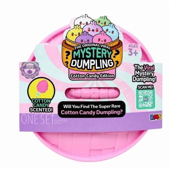 New Giant Glitter Dumpling Mystery Dumpling Cotton Candy Edition Squishies Box for Stress Relief