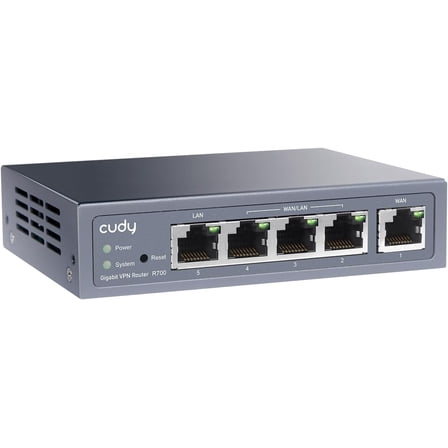 New Gigabit Multi-WAN VPN Router, Up to 4 Gigabit WAN Ports, SMB, Load Balance, Lightning Protection, PPTP L2TP WireGuard OpenVPN IPsec VPN Router