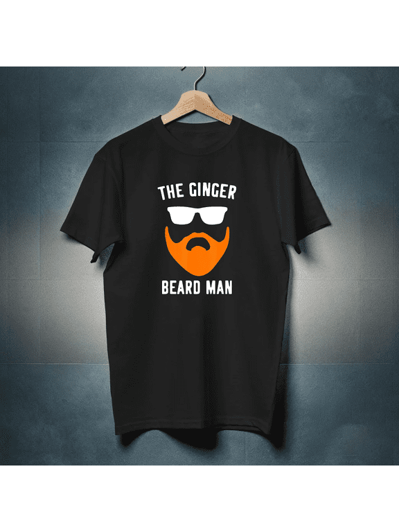New Ginger Beard Man Funny Redhead Irish Bearded Men Gift T-Shirt - MADE IN USA