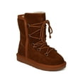 thumbnail image 1 of New Girl Betani Sadie-2 Faux Suede Lace Up Faux Fur Lined Winter Boot, 1 of 5