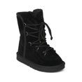thumbnail image 1 of New Girl Betani Sadie-2 Faux Suede Lace Up Faux Fur Lined Winter Boot, 1 of 5