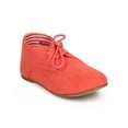 thumbnail image 1 of New Girl DG66 Zka Suede Round Toe Lace Up Oxford Flat Sz 9 - 4, 1 of 5