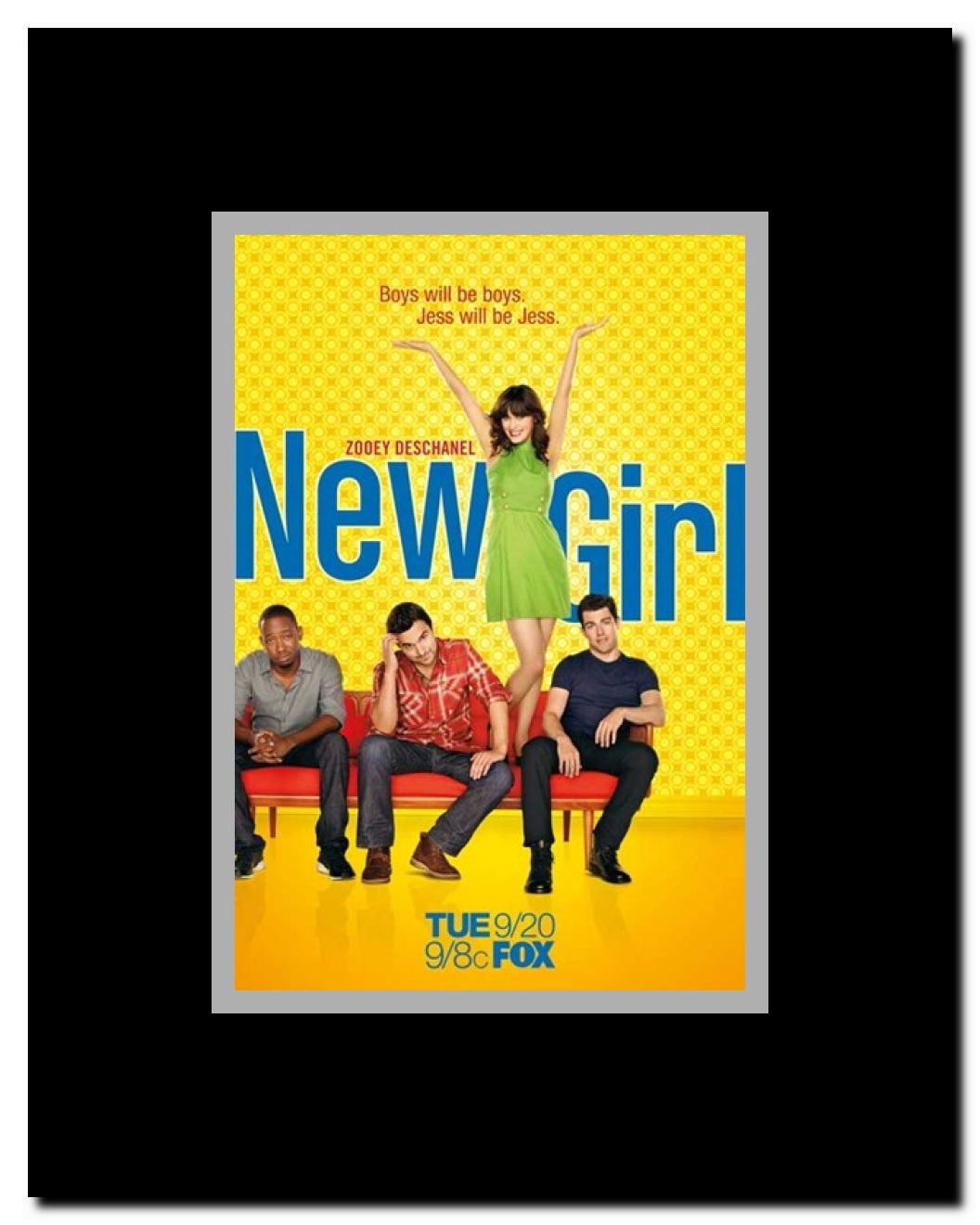 New Girl Framed Movie Poster