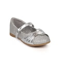 thumbnail image 1 of New Girl Little Angel Kelly-869D Glitter Round Toe Rhinestone Bow Mary Jane Flat, 1 of 5