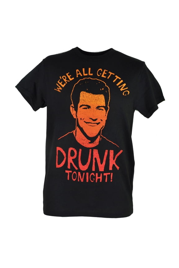 Were All Getting Drunk Tonight Schmidt TV Series Men Tshirt Tee 2XLarge
