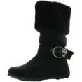 thumbnail image 1 of New Girls Slouch Comf Tall Midcalf Suede Winter Boots Shoes, 1 of 4