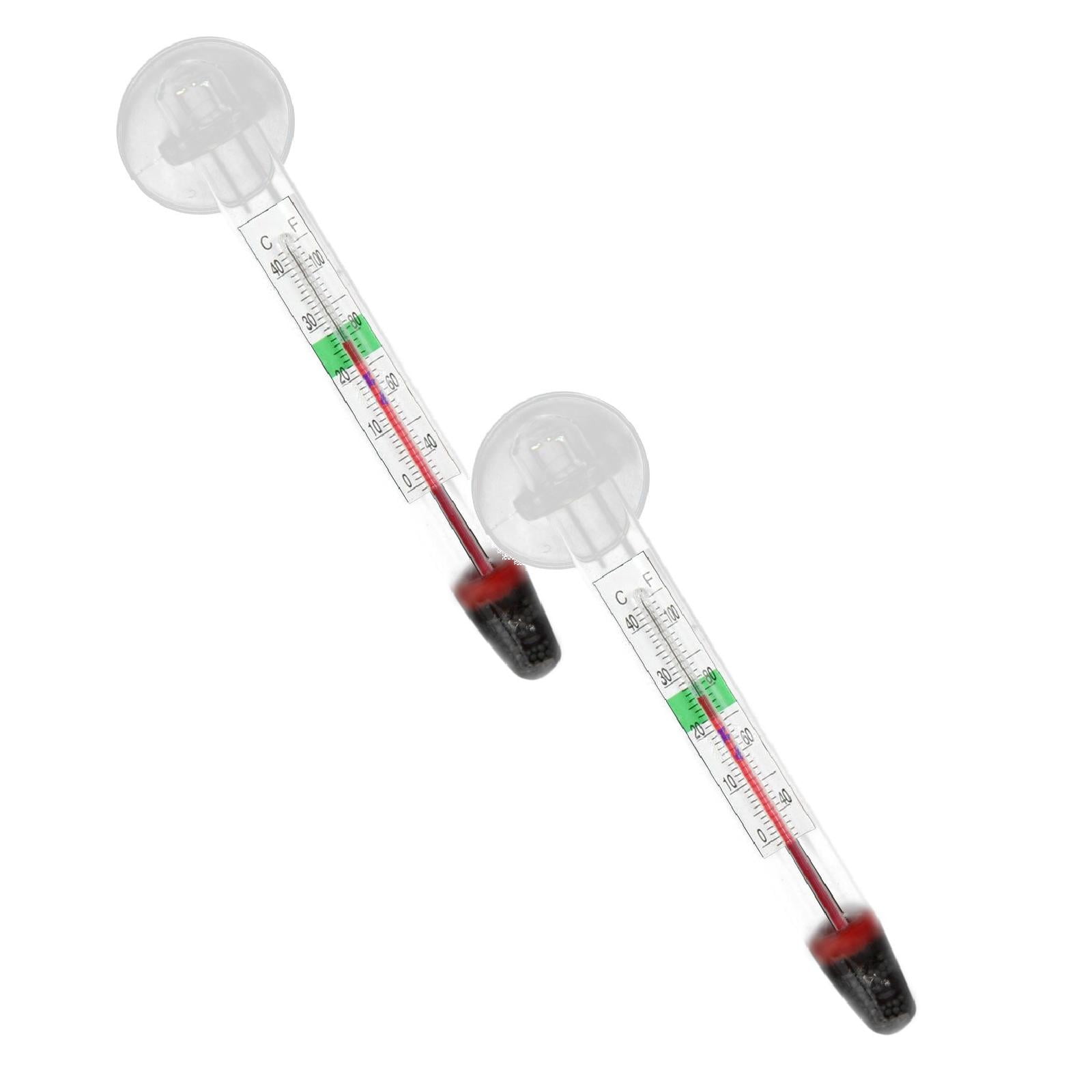 New Glass Meter Aquarium Fish Tank Water Temperature Suction Cup 1ml