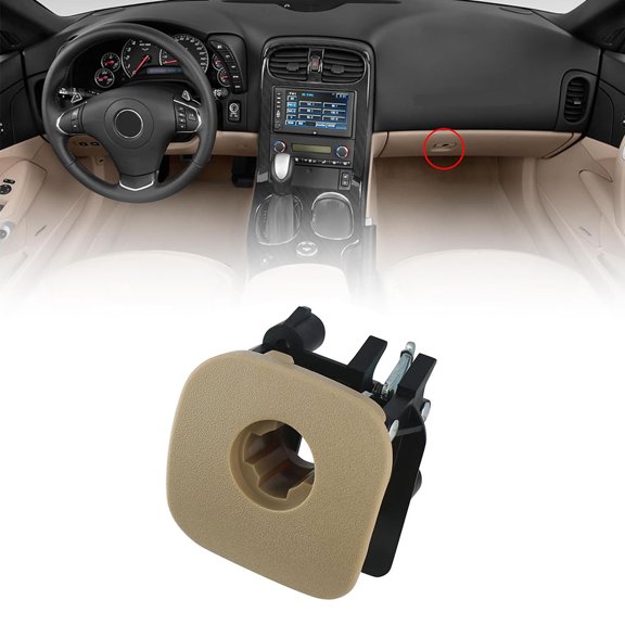 New Glove Box Handle Door Latch Brown For Chevrolet Corvette C6 2005-13
