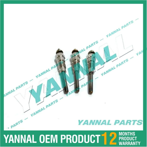 New Glow Plug For Kubota D750 D850 D950 B1500 B7100 B7001 B8200 ( 3PCS )