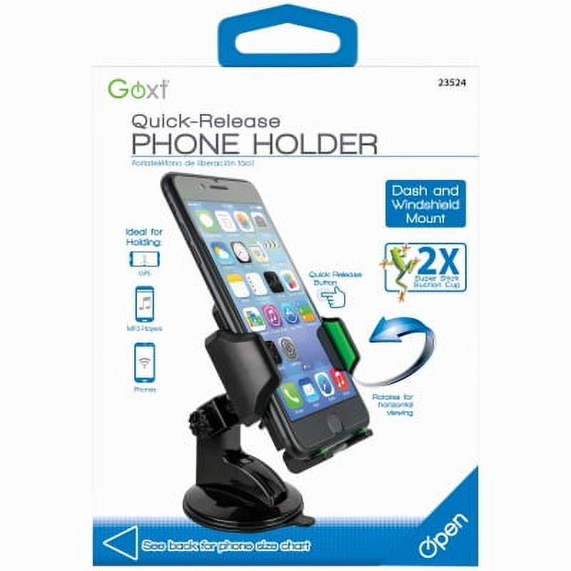 New GoXT quick release Windshield & Dash Mount Phone Holder Conveniently, Each