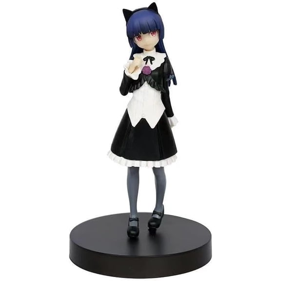 New Gokou Ruri Figure, Standing Black Maid Outfit Gokou Ruri Anime Figures 16cm/6.3inch PVC Character Model Handmade Decoration Craft Gift