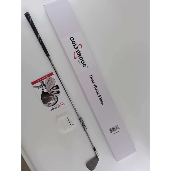 New GolferDoc Brand  Golf Club 5#Iron  with Dual-Hinge  -Training Aids  Swing Golf Clubs Trainer Men Right Hand