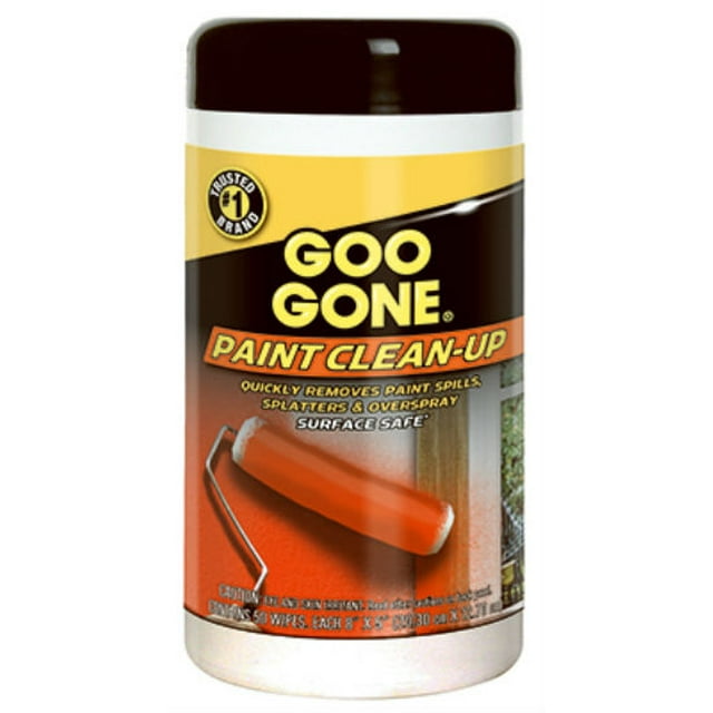 New Goo Gone 2062 Paint CleanUp Wipes, 50Count