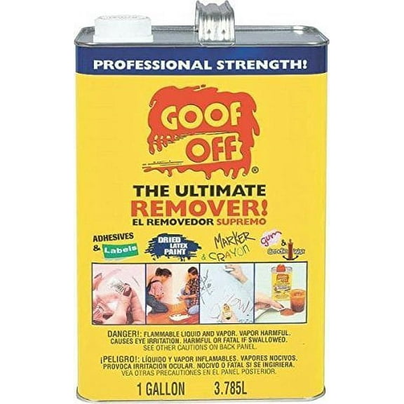 New Goof off Fg657 Gallon Professional Strength Easy Pour Cleaner All Purpose