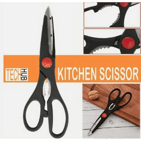New Gordon Ultra Sharp Kitchen Shears, Stainless Steel Kitchen Scissors Multi Purpose, Heavy Duty
