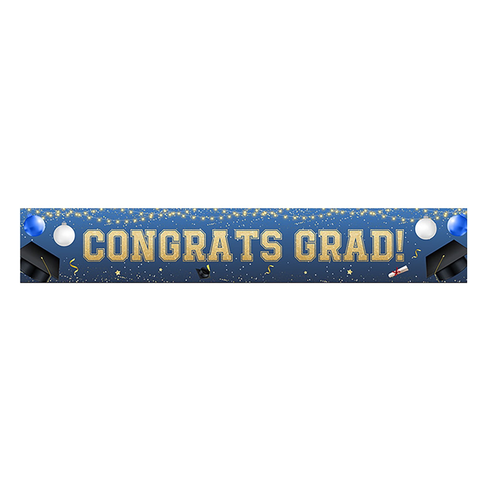 New Graduation Happy Banner Background Indoor And Outdoor Party Garden