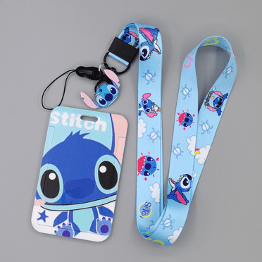 New Graffiti Stitch Card Cover Lanyard, Keychain ID Badge Holder for Cards, Keys, and Phones