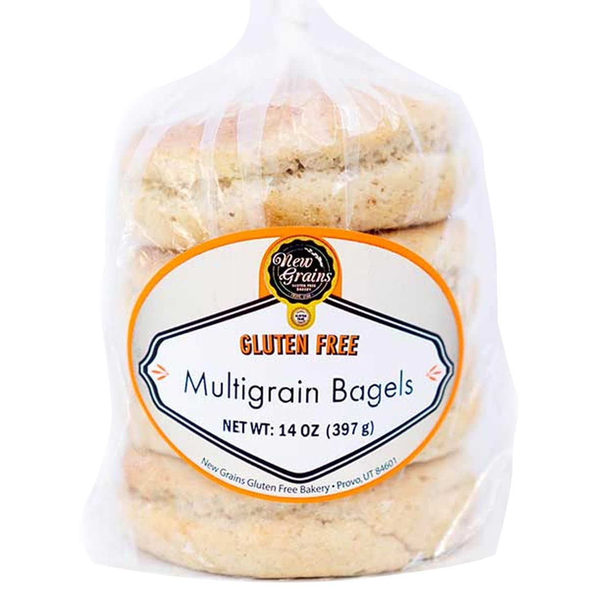 New Grains Artisan Multigrain Bagels 14oz Gluten Free Bagels with
