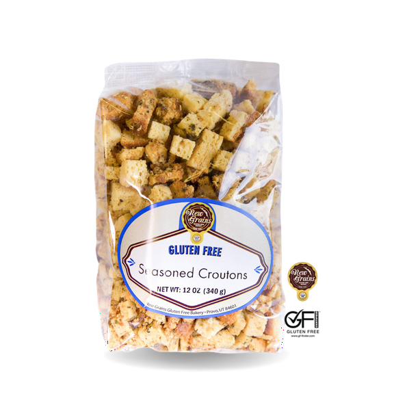 New Grains Seasoned Croutons Gluten Free, 12oz